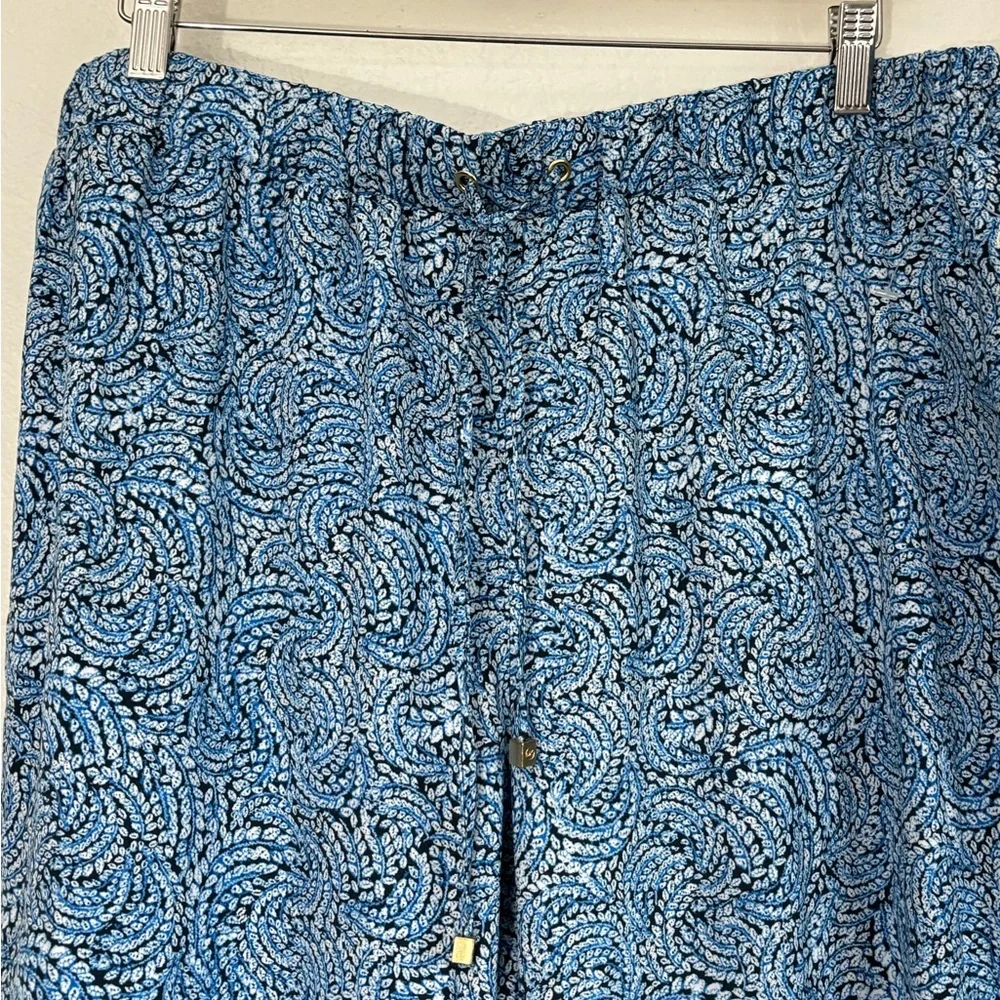MICHAEL Michael Kors Woman Drawstring Wide Leg Cropped Pants Size:XL